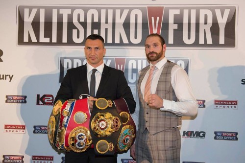 Кличко - Фьюри Фото с сайта zn.ua
