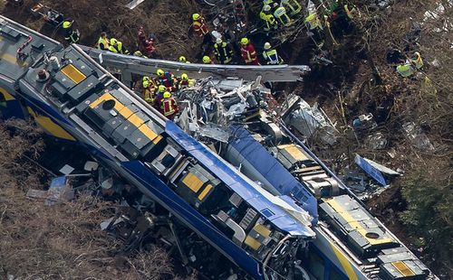 Крушение поезда в Баварии