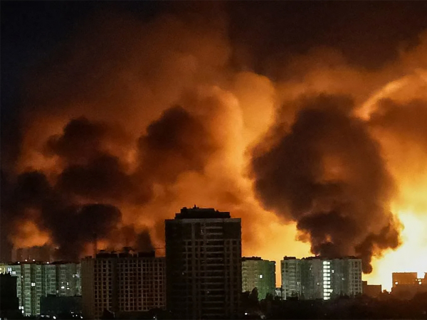 В Украине: Одесса — горят ГЭС, ТЭС и ж/д узлы