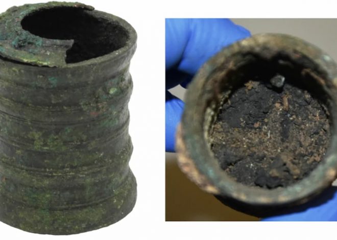 Археологи обнаружили двухтысячелетнюю чернильницу, содержащую следы чернил