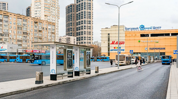 В Москве завершено благоустройство территории, прилегающей к транспортному узлу «Речной вокзал»
