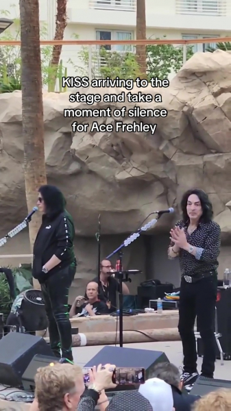KISS shares tribute to Ace Frehley in first performance since his death0