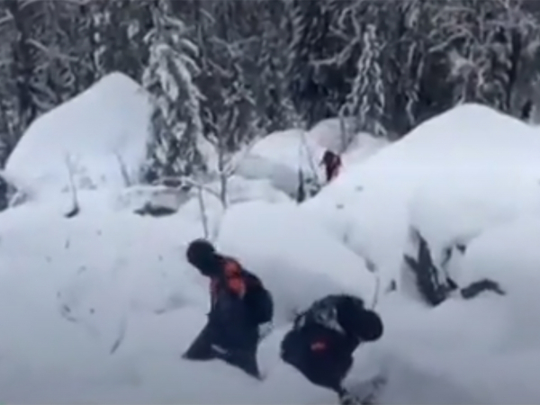 Находясь вблизи района поисков Усольцевых, спасатели столкнулись с шокирующей находкой