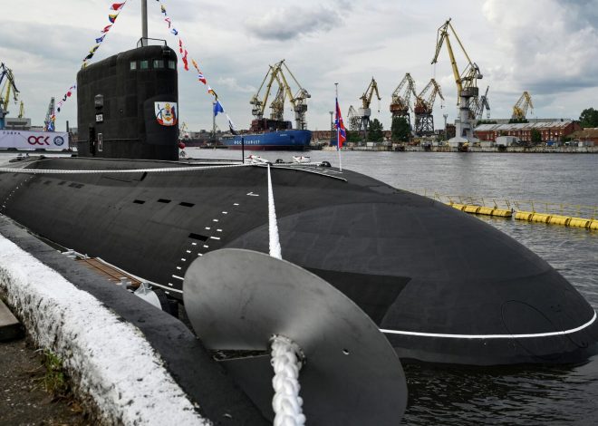 В Северодвинске состоялась церемония спуска на воду атомной подводной лодки «Хабаровск»