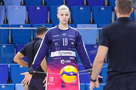 Вита Акимова впервые вышла на площадку в составе миланского клуба «Веро Воллей»