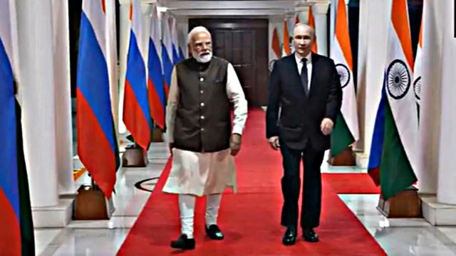 Ужин для президента России состоится в доме премьер-министра Моди на Лок Калян Марг