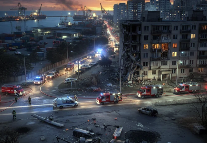 В Геленджике в результате атаки БПЛА мужчина получил ранения, дом полностью выгорел