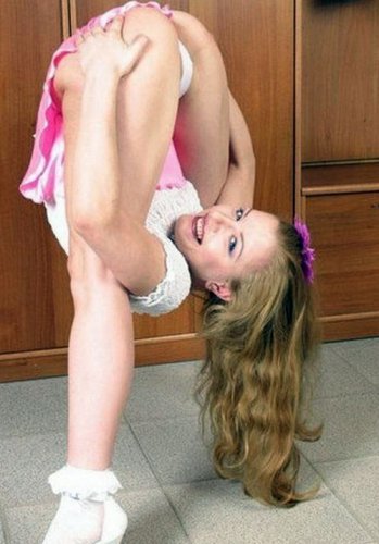 Гибкие девушки.Видео и фото