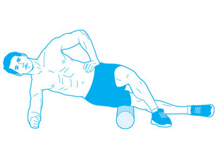 Массаж с помощью фоам-роллера