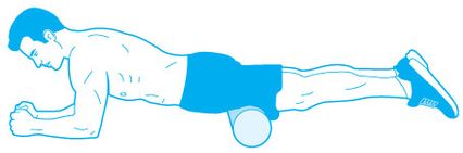 Массаж с помощью фоам-роллера