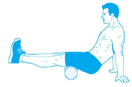 Массаж с помощью фоам-роллера