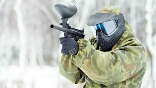 Пейнтбол зимой Пейнтбол зимой