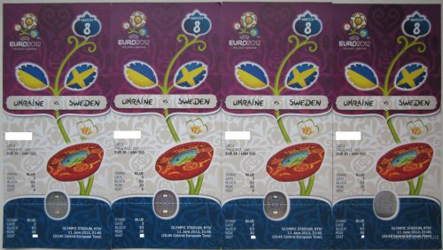 Купить билеты на евро 2012