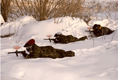 Пейнтбол зимой Пейнтбол зимой